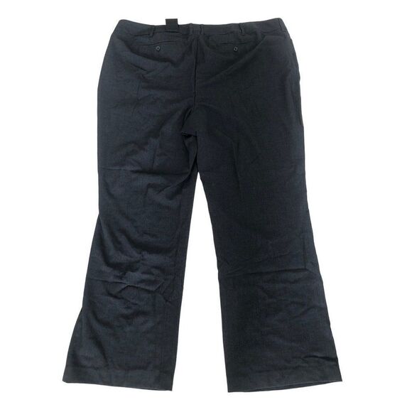 Lane Bryant Womens Right Fit Wider Leg Stretch 28 Tall Classic Trousers New - Picture 2 of 5